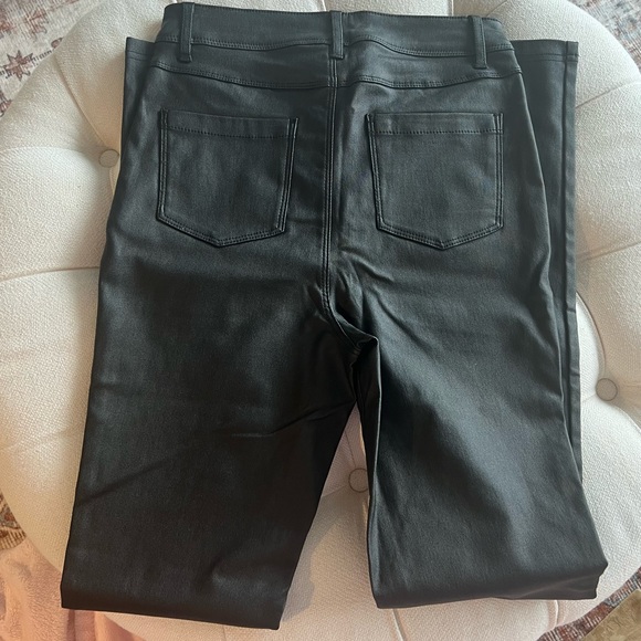 FASHION NOVA- Black Leather Pants - Picture 8 of 9